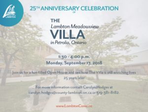 25th Anniversary Celebration at the Villa