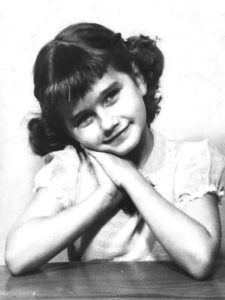 Photo of a young Gail Burgess