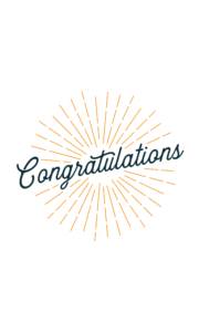 Congratulations