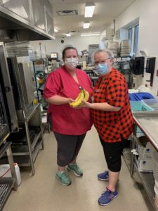 Photo of kitchen staff at the Lodge