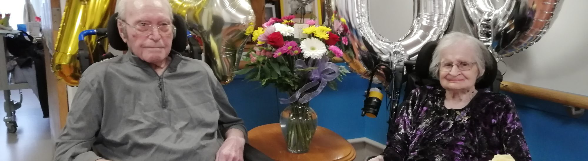 Centenarian couple: Orvie & Naomi
